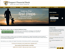 Tablet Screenshot of goppertfb.com
